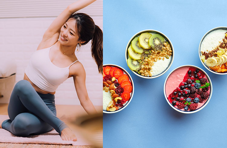 ウェルネスアクティビティ | モーニングヨガ＆ヨーグルトボウルセット