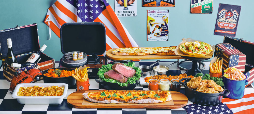 【フェスティブシーズン限定】アメリカンレトロ フェスティブビュッフェ ’90s