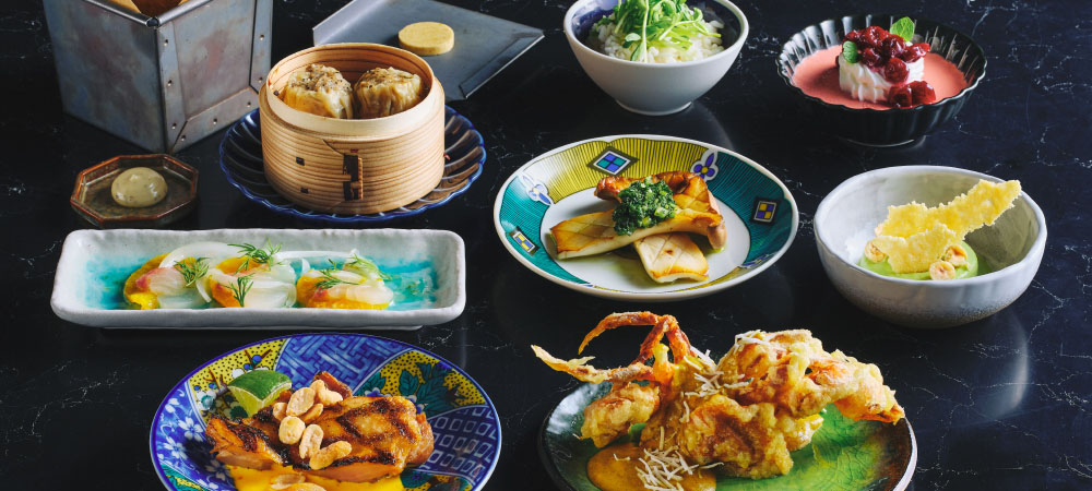 小皿で贅沢に楽しむ2種のランチプラン