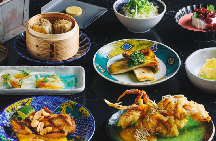 小皿で贅沢に楽しむ2種のランチプラン